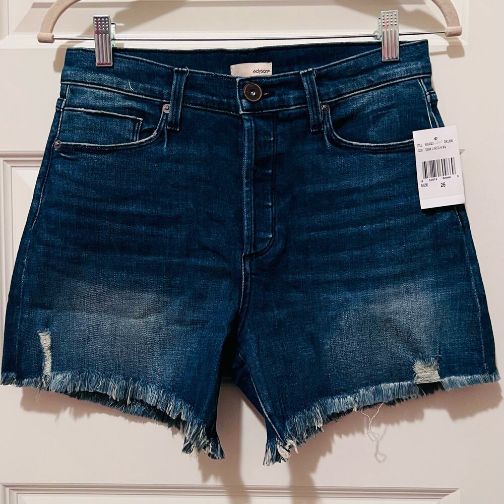 Edyson Delon High Rise Shorts, Size 26, NWT
